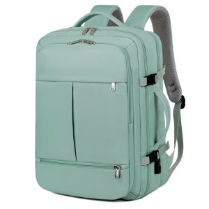 Large Travel Backpack – Fits 15.6-Inch Laptop, Waterproof Oxford Cloth - Green