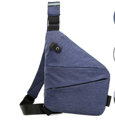 Blue left chest style