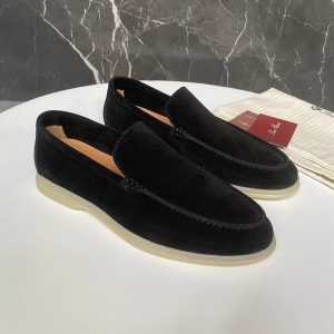 Men's Summer Loafers – Slip-On Casual Loafers in 8 Colours - Black, 48