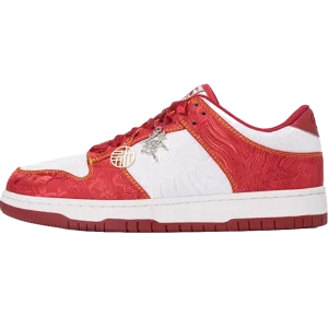 Chili Lace red and white sneakers