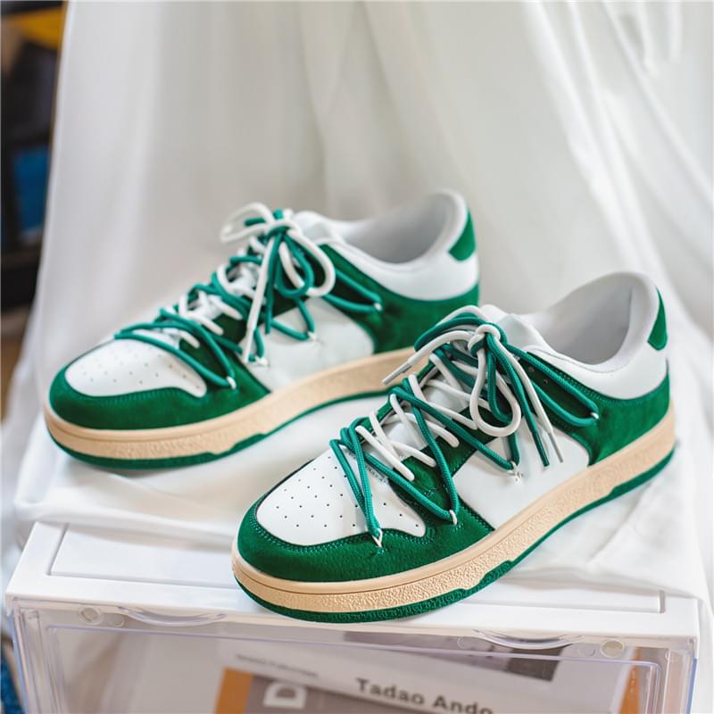 Low-top Lace-up Sneakers - Image 4