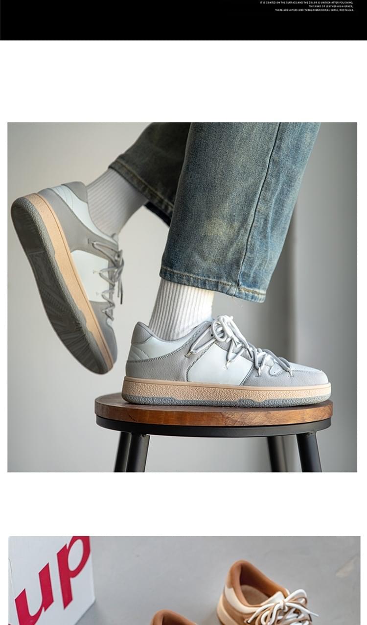 Low-top Lace-up Sneakers - Image 8