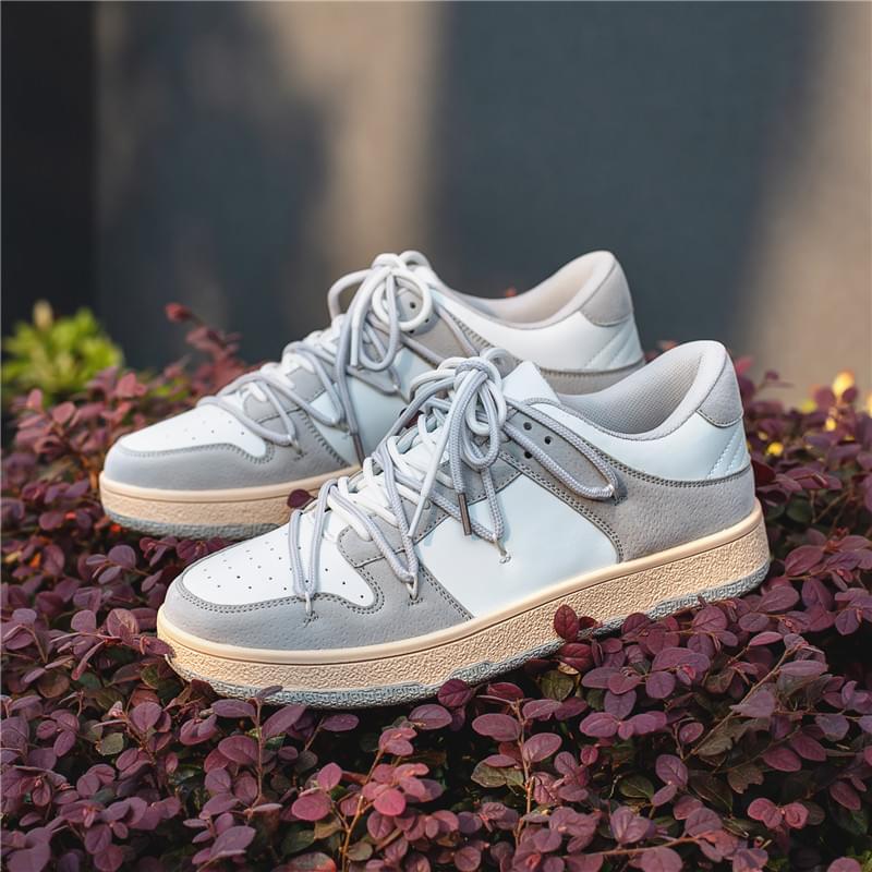 Low-top Lace-up Sneakers - Image 3