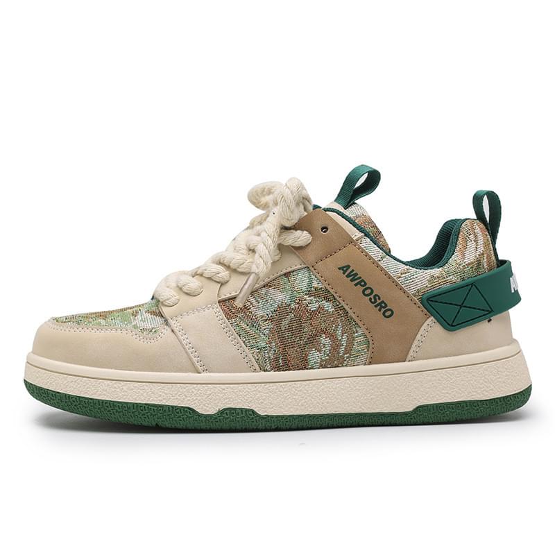 Secret Forest Oil Painting Version Trend Everything Sports Casual Board Shoes - Image 7